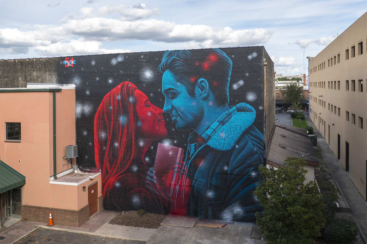 Interactive 3D Dual-Exposure Mural by Insane51