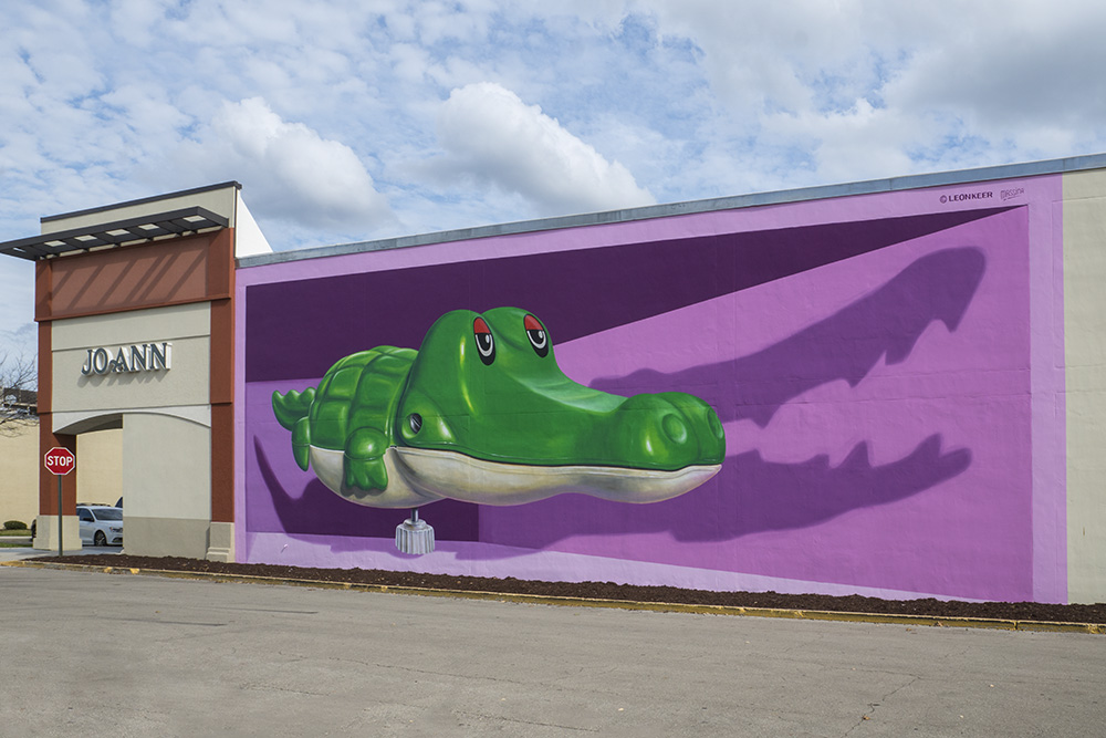 "Dream Big" or Go Home: 3D Mural by Leon Keer