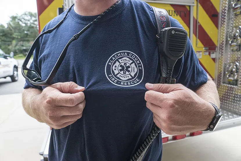 Fire Rescue Themed Mural for Fire Station 40