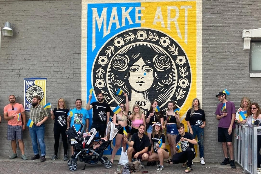 Raising Funds and Awareness: Make Art Not War